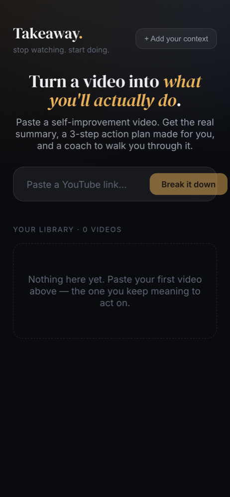 Takeaway — a HOLMEZ product